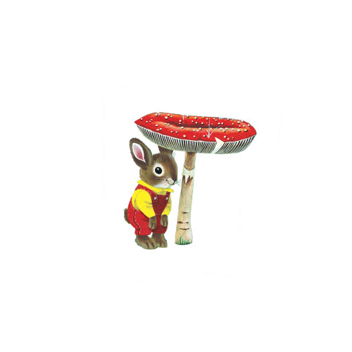 Toadstool Bunny Richard Scarry Tattoo Pair - Parkette.