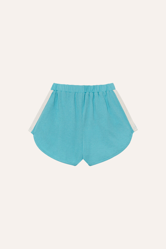 The Campamento & Zoey Kim - Bands Blue Shorts - Parkette.
