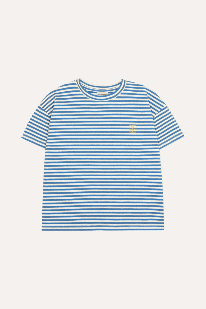 Blue Stripes Oversized T-shirt - Parkette.