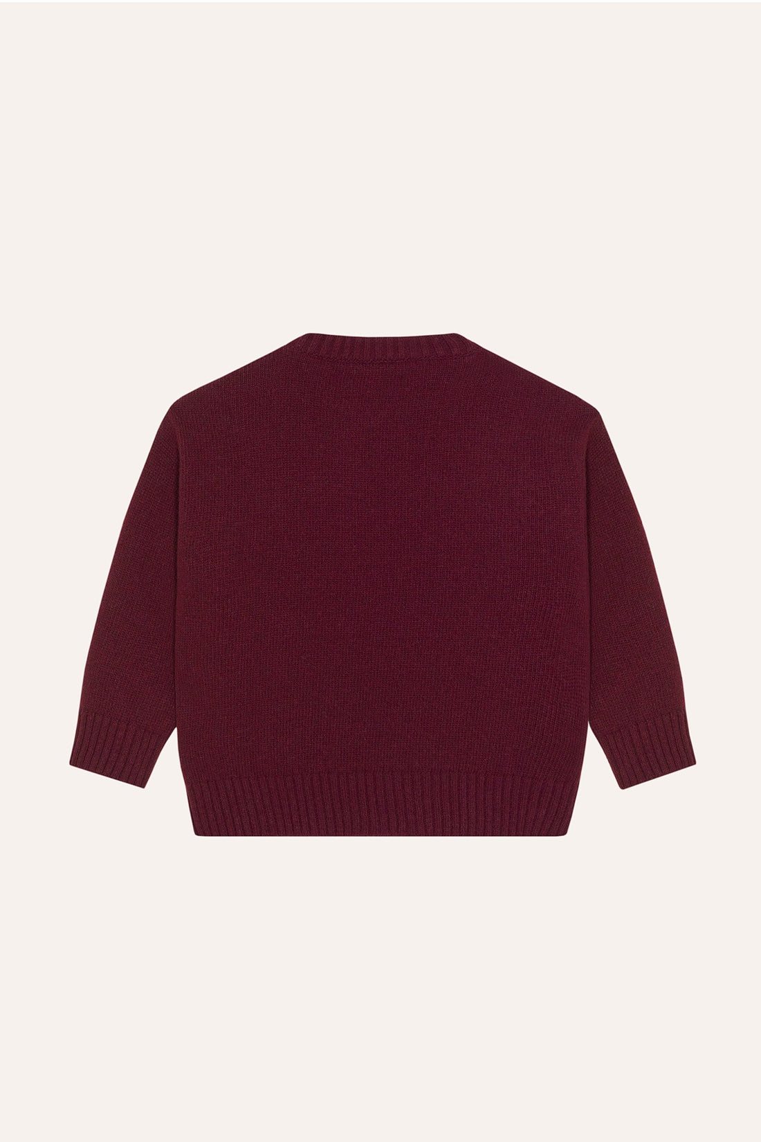 Flowers Burgundy Jumper