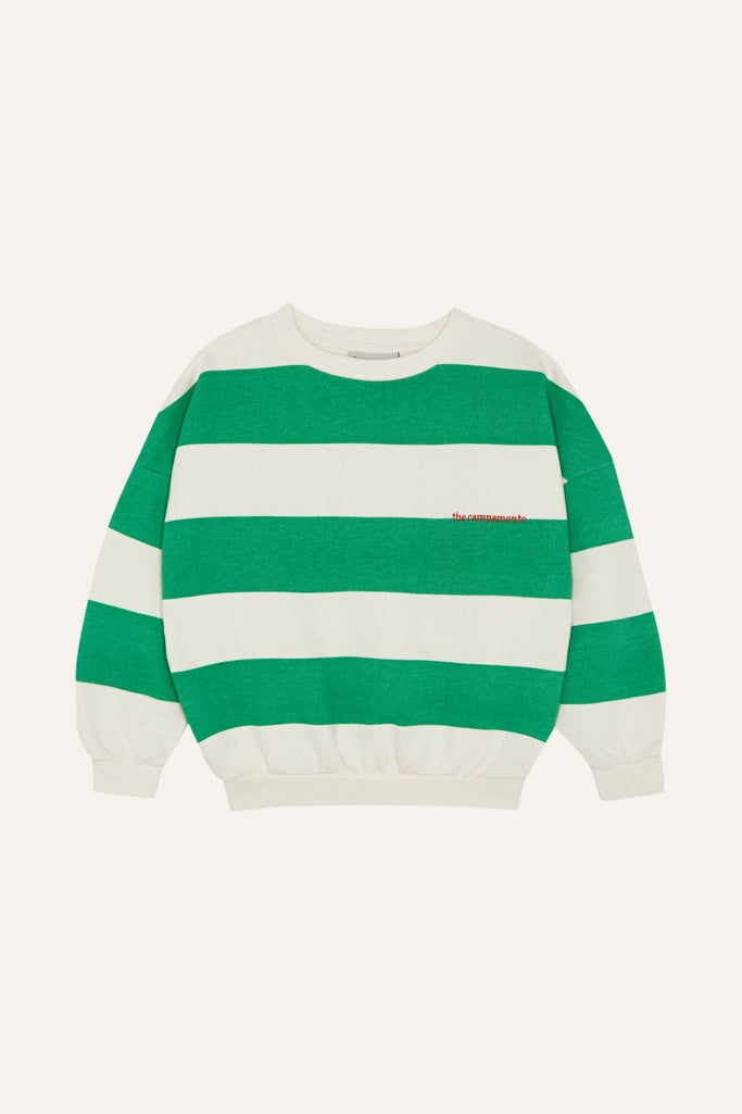 Green Stripes Sweatshirt