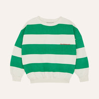 Green Stripes Sweatshirt