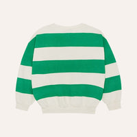 Green Stripes Sweatshirt