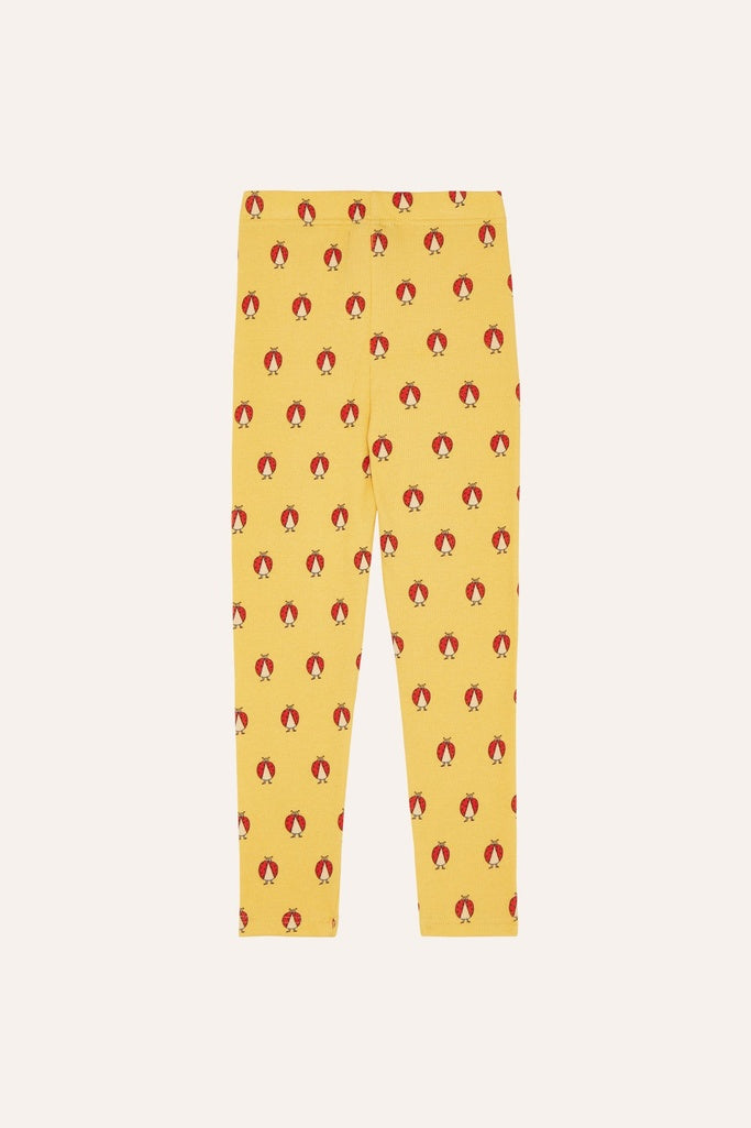 Ladybug Allover Yellow Legging - Parkette.