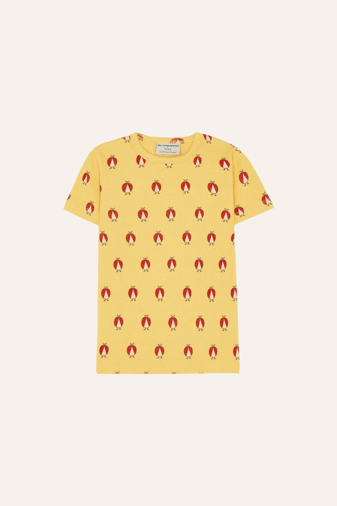 Ladybug Allover Yellow T-shirt - Parkette.
