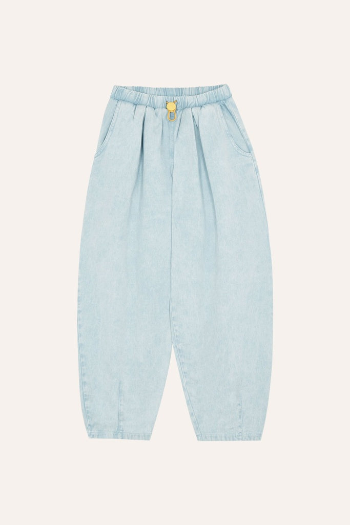 Light Blue Denim Trousers - Parkette.