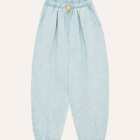 Light Blue Denim Trousers - Parkette.