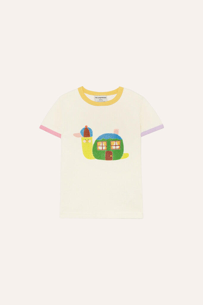 The Campamento & Zoey Kim - Snail and a House T Shirt - Parkette.