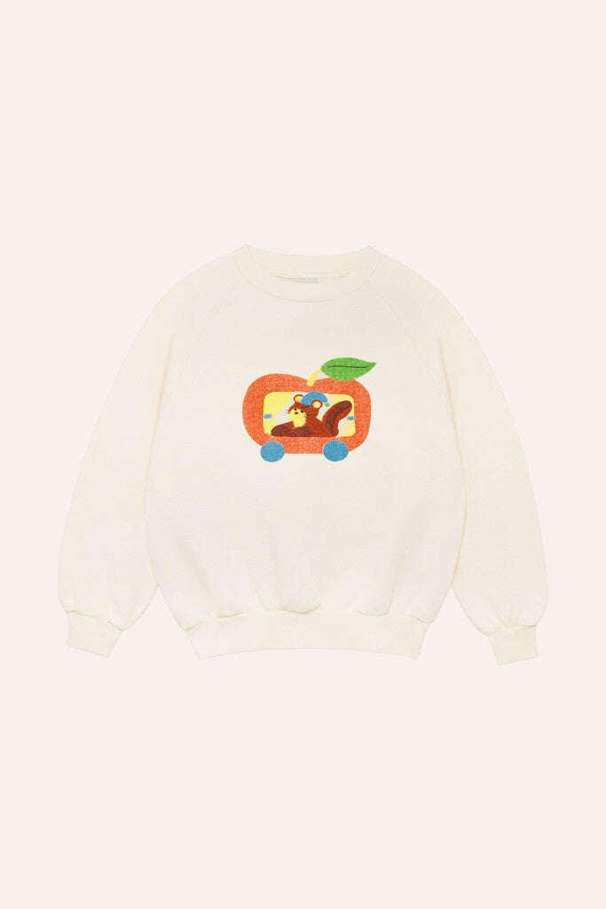 The Campamento & Zoey Kim - Squirrel in an Apple Sweatshirt - Parkette.