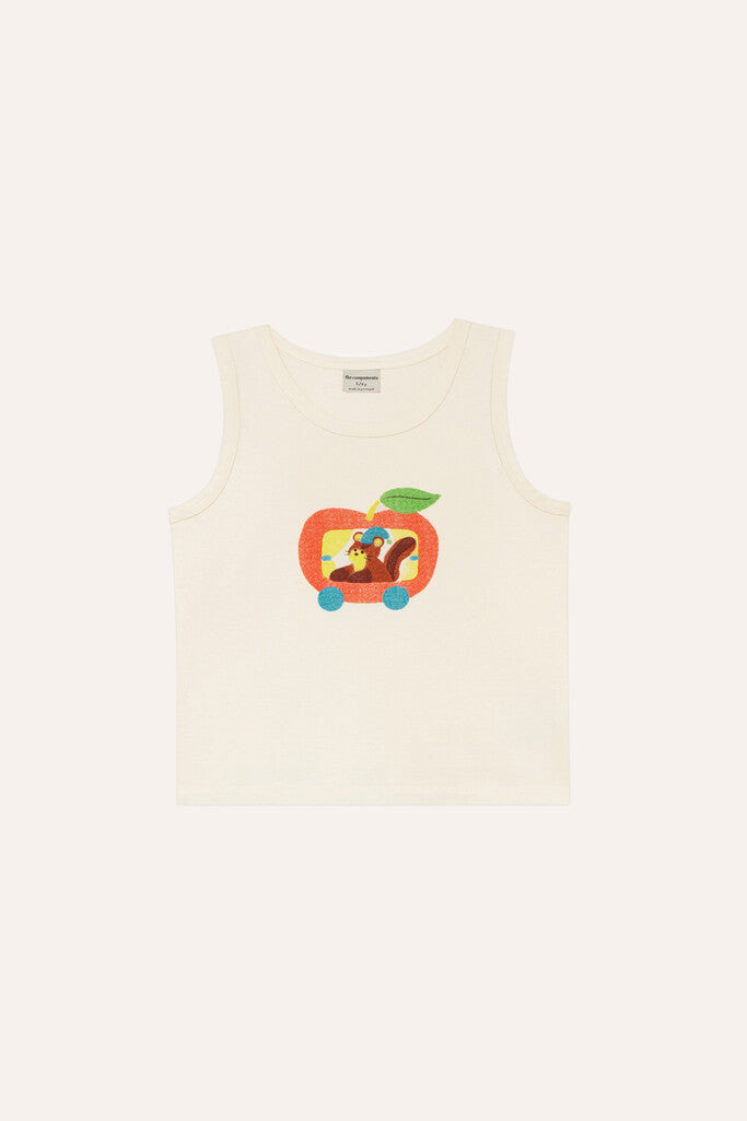 The Campamento & Zoey Kim - Squirrel in an Apple Tank Top - Parkette.