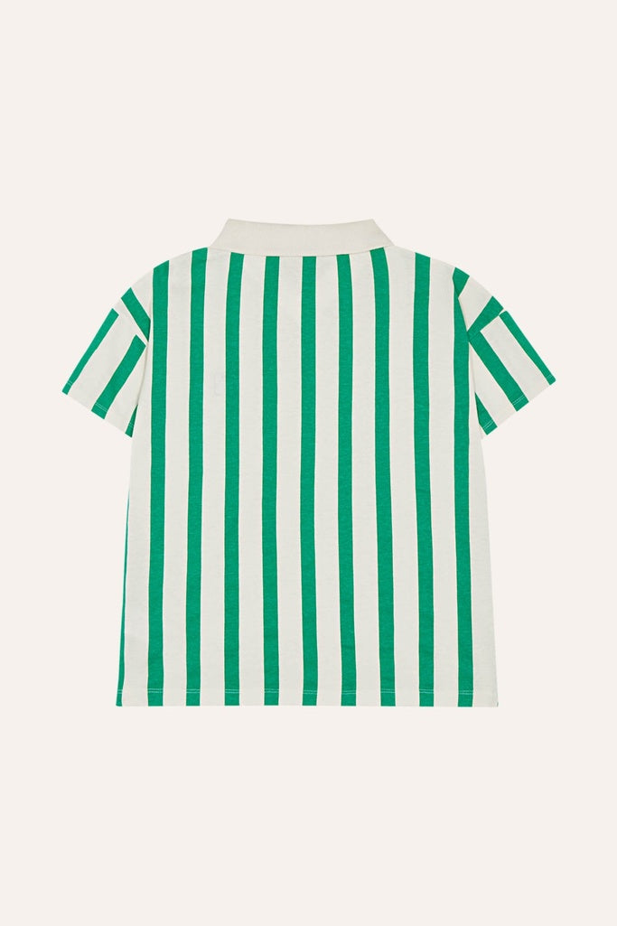 Striped Oversized Polo - Parkette.
