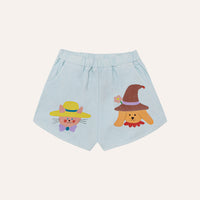The Campamento & Zoey Kim - Summer Hats Denim Shorts - Parkette.