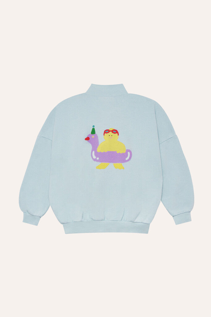 The Campamento & Zoey Kim - Swimming Duck Zipped Sweatshirt - Parkette.