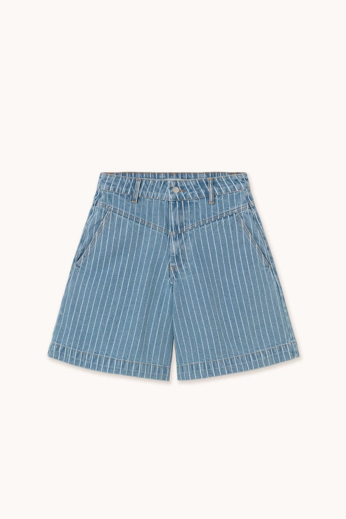 Denim Striped Bermuda - Parkette.