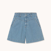 Denim Striped Bermuda - Parkette.
