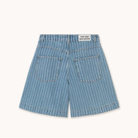 Denim Striped Bermuda - Parkette.
