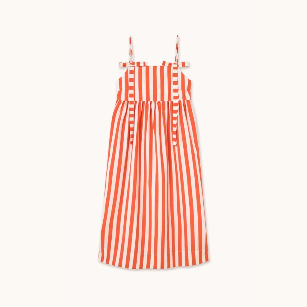 Striped Bows Dress - Parkette.