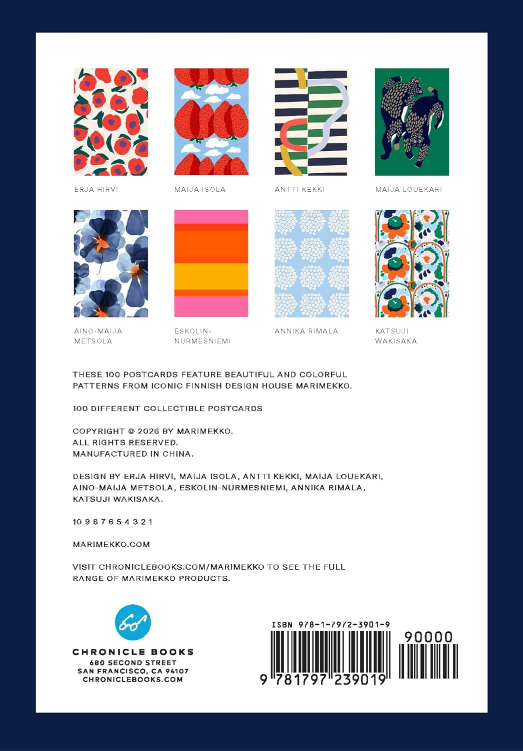 The Art of Marimekko Postcard Box - Parkette.