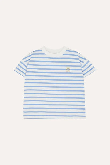 Blue Striped Kids T Shirt - Parkette.