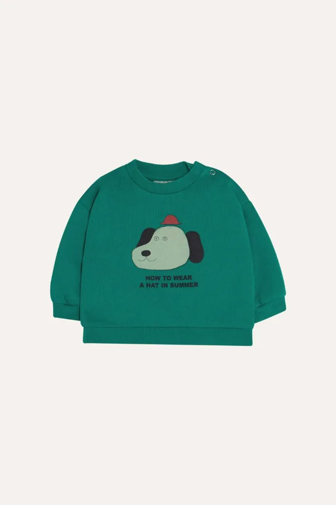 Green Dog Baby Sweatshirt - Parkette.