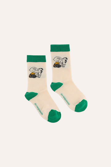 Snoopy and Charlie Hug Socks - Parkette.