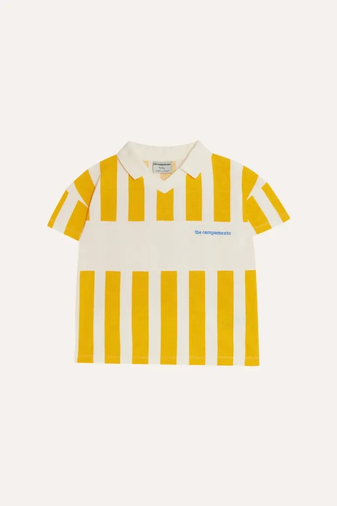 Yellow Stripes Kids Polo - Parkette.