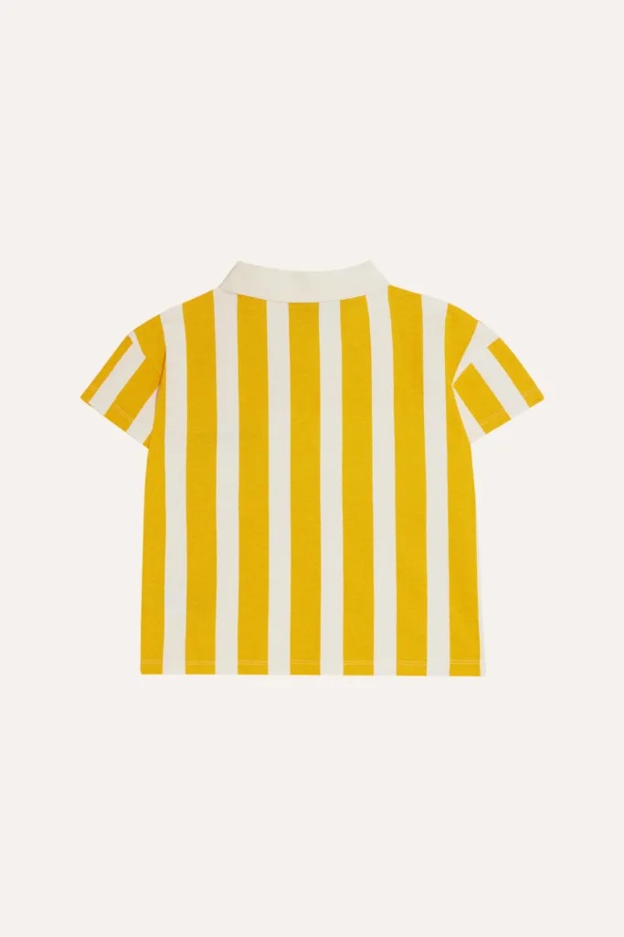 Yellow Stripes Kids Polo - Parkette.
