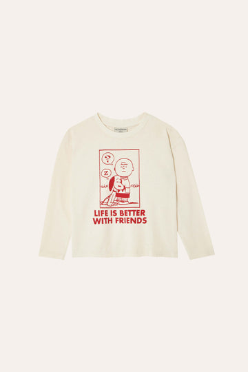 Snoopy & Charlie Brown Long Sleeve T-Shirt - Parkette.
