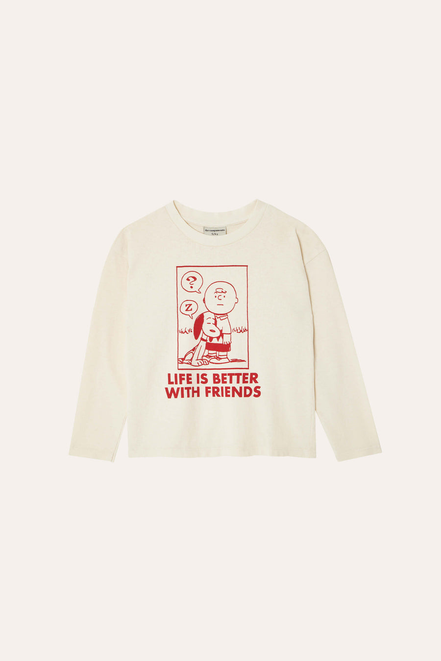 Snoopy & Charlie Brown Long Sleeve T-Shirt - Parkette.