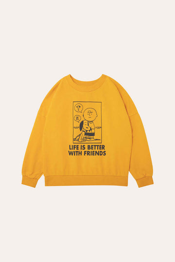 SNOOPY AND CHARLIE BROWN OVERSIZED SWEATSHIRT - Parkette.