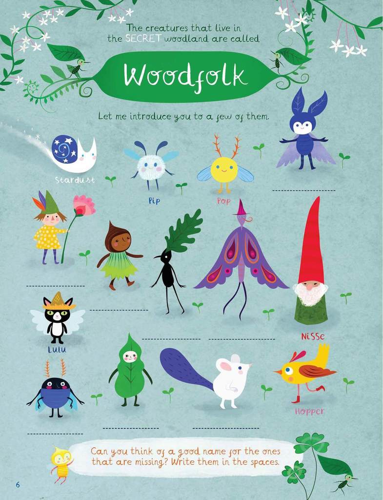 The Secret Woodland Activity Book - Parkette.