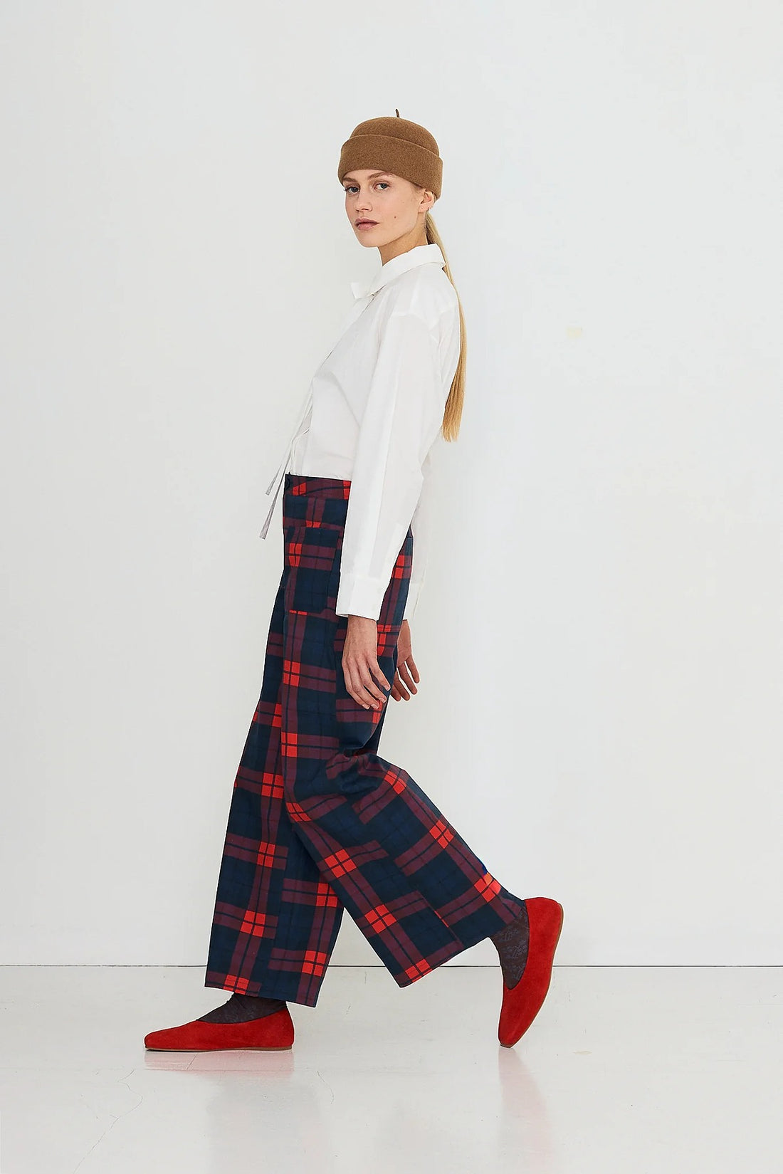 Bow Neck Shirt - Off-White