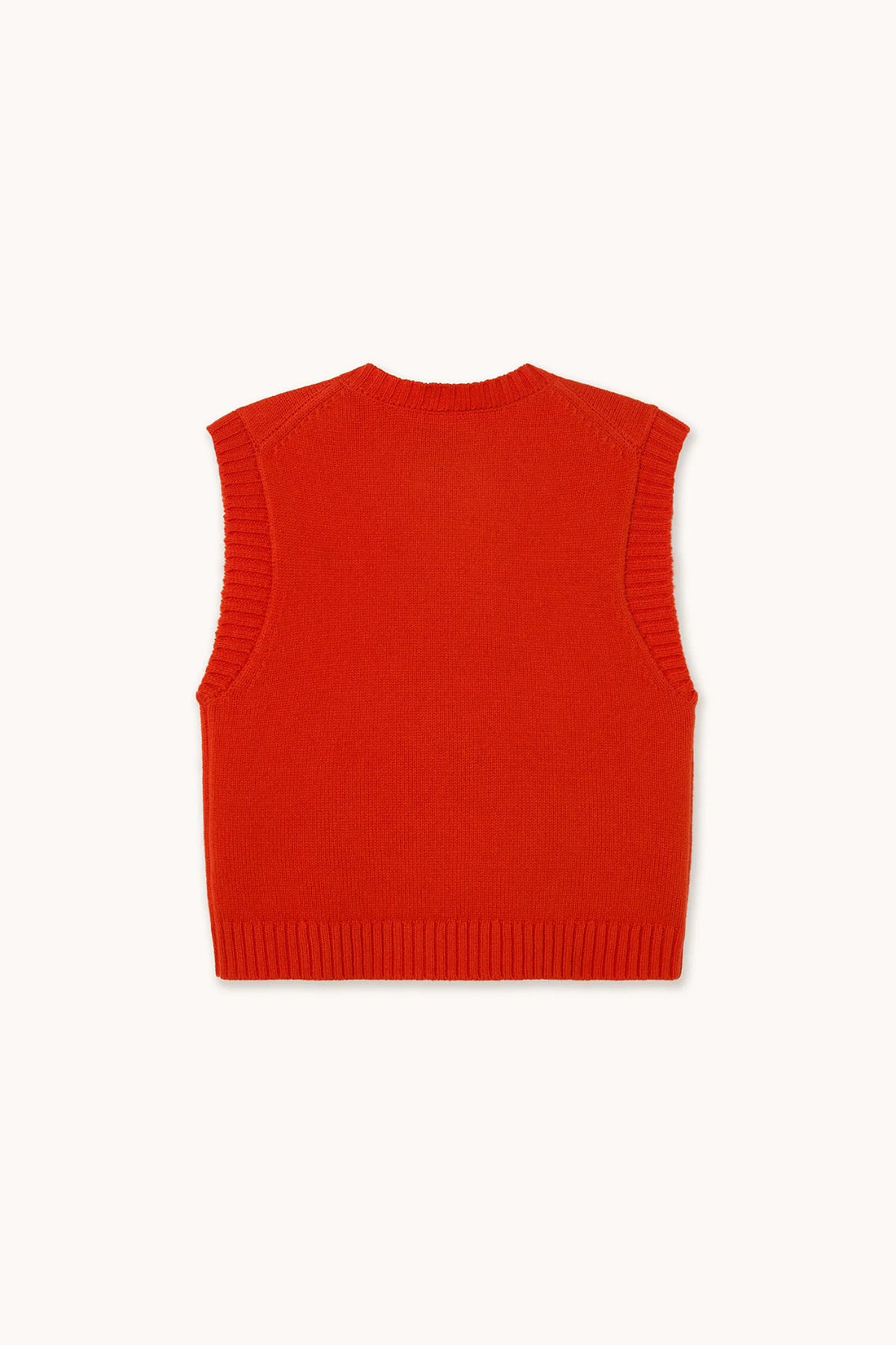 Buttoned Vest - Summer Red