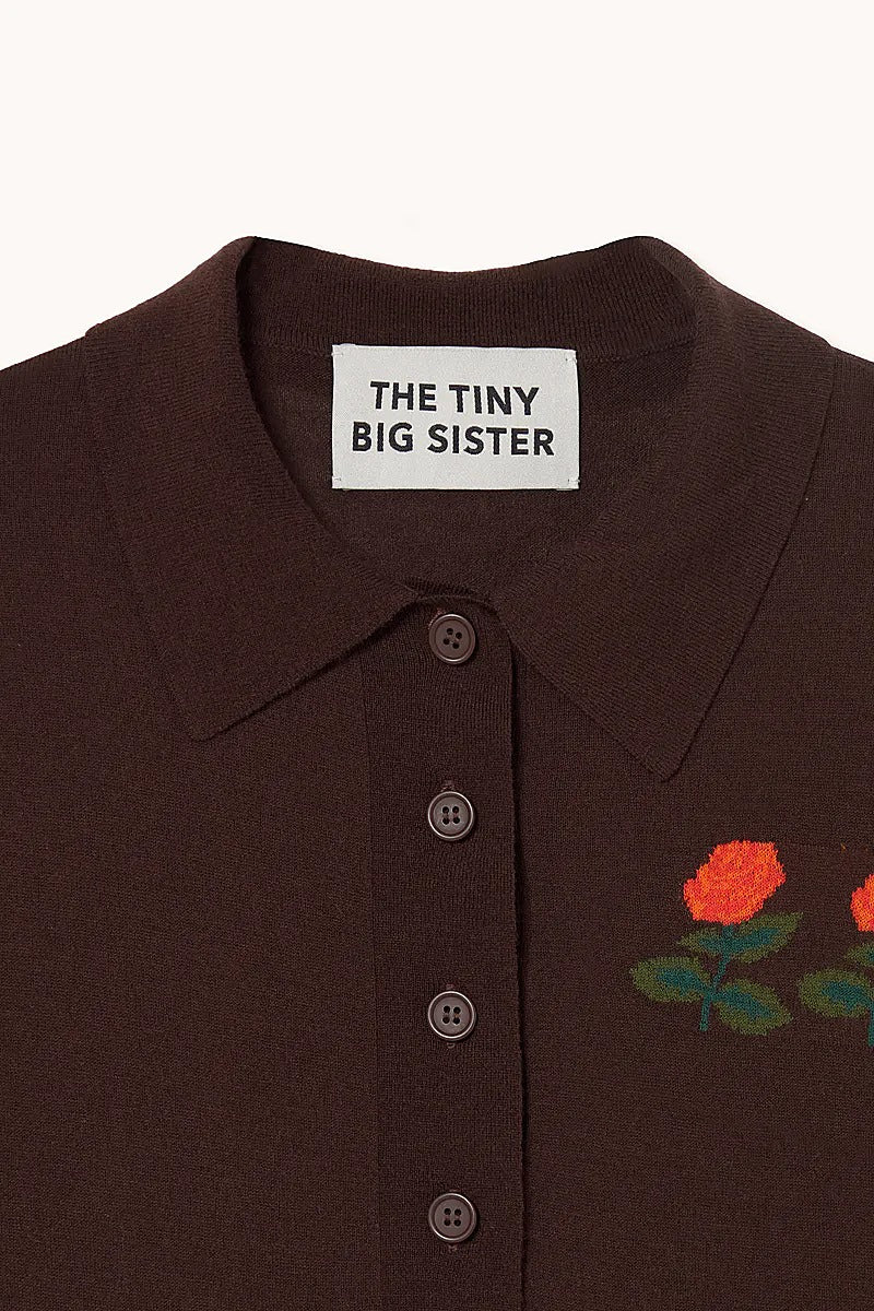 Roses Knitted Polo