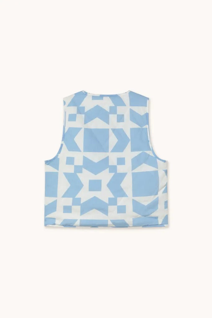 Geometric Quilted Vest - Parkette.