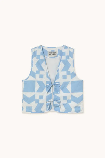 Geometric Quilted Vest - Parkette.