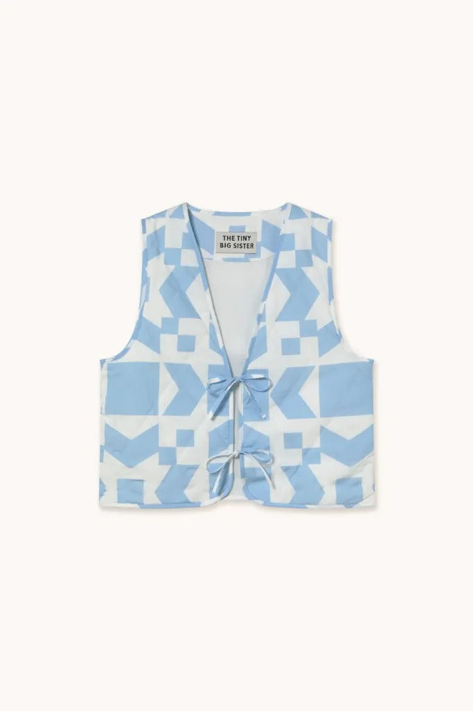 Geometric Quilted Vest - Parkette.