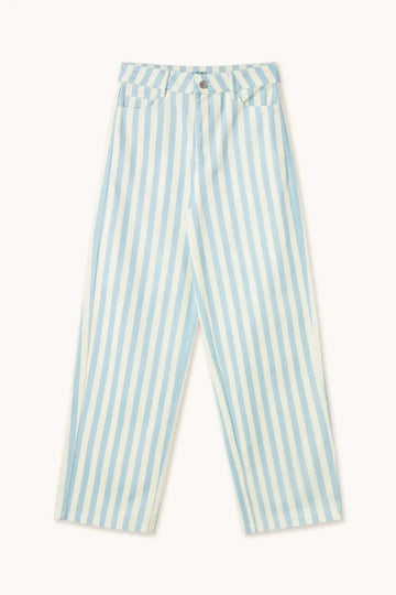 Striped Berta Long Denim - Parkette.