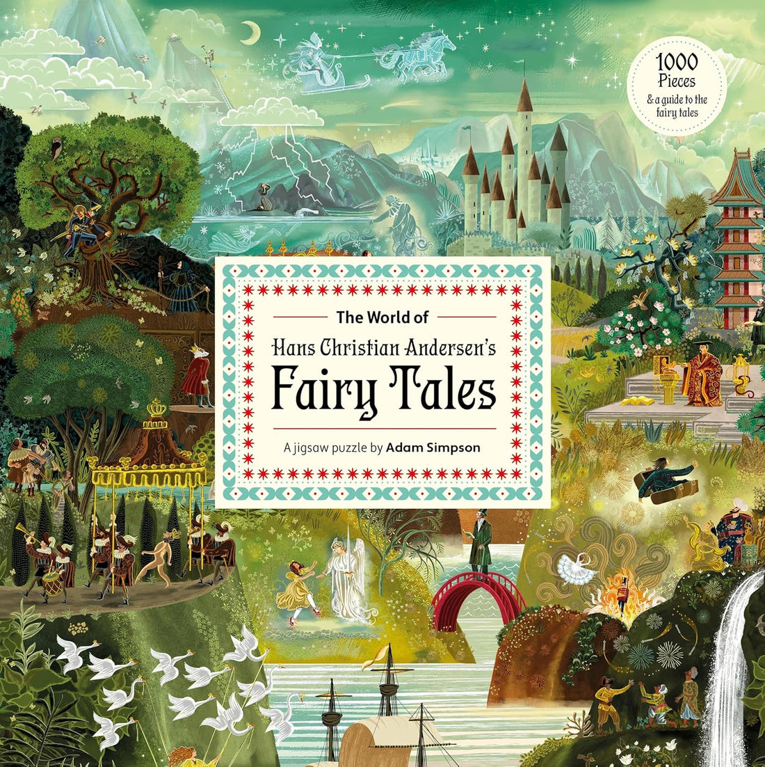 The World of Hans Christian Andersen's Fairy Tales 1000 Piece Puzzle - Parkette.