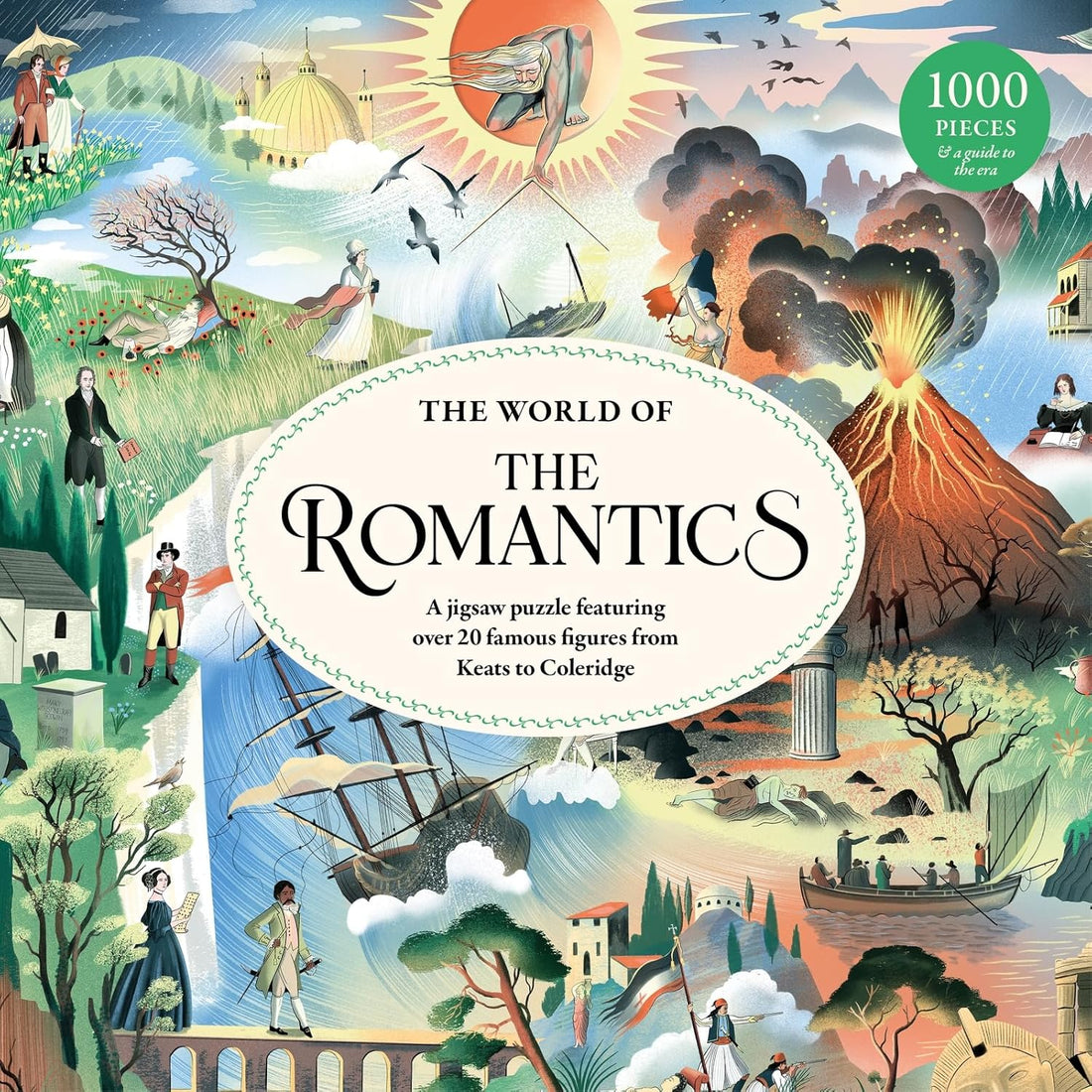 The World of the Romantics 1000 Piece Puzzle - Parkette.