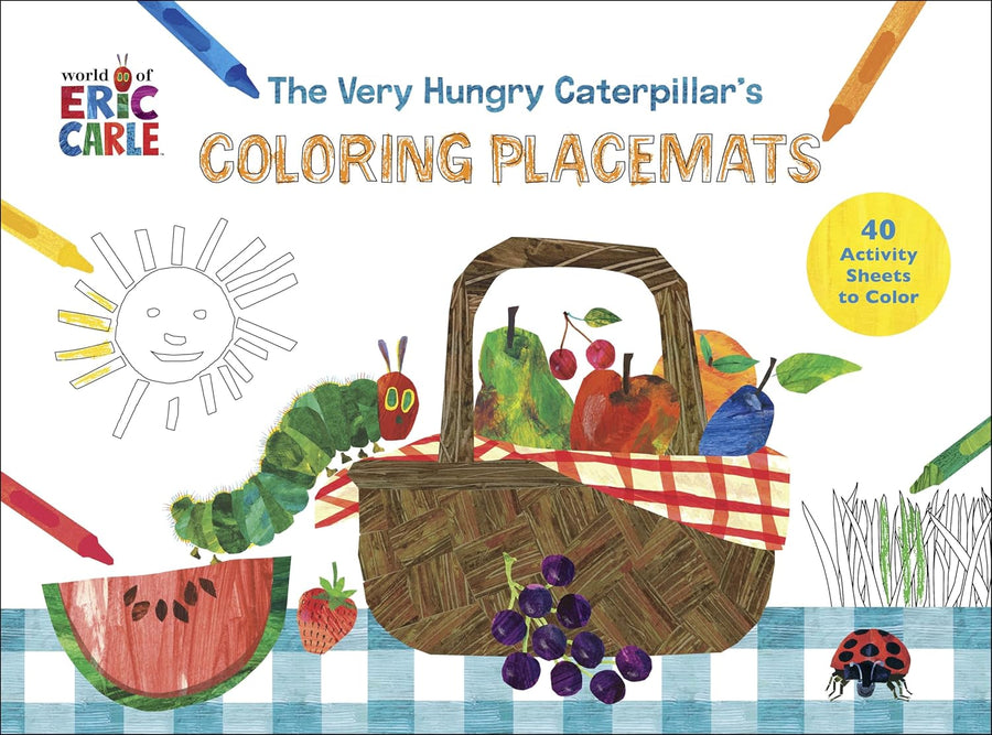 The Very Hungry Caterpillar's Coloring Placemats - Parkette.