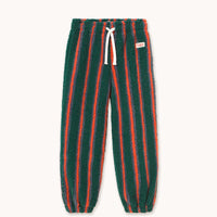 Multicolor Stripes Sherpa Sweatpant