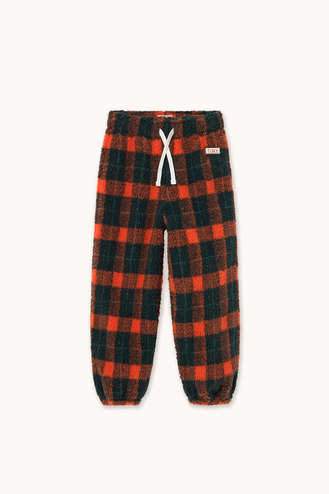 Red Check Sherpa Sweatpant