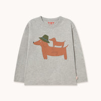 Two Dogs Graphic Sleeve Tee
