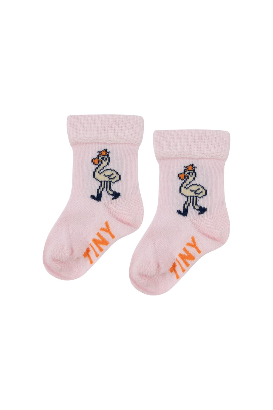 Flamingo Medium Baby Socks - Parkette.