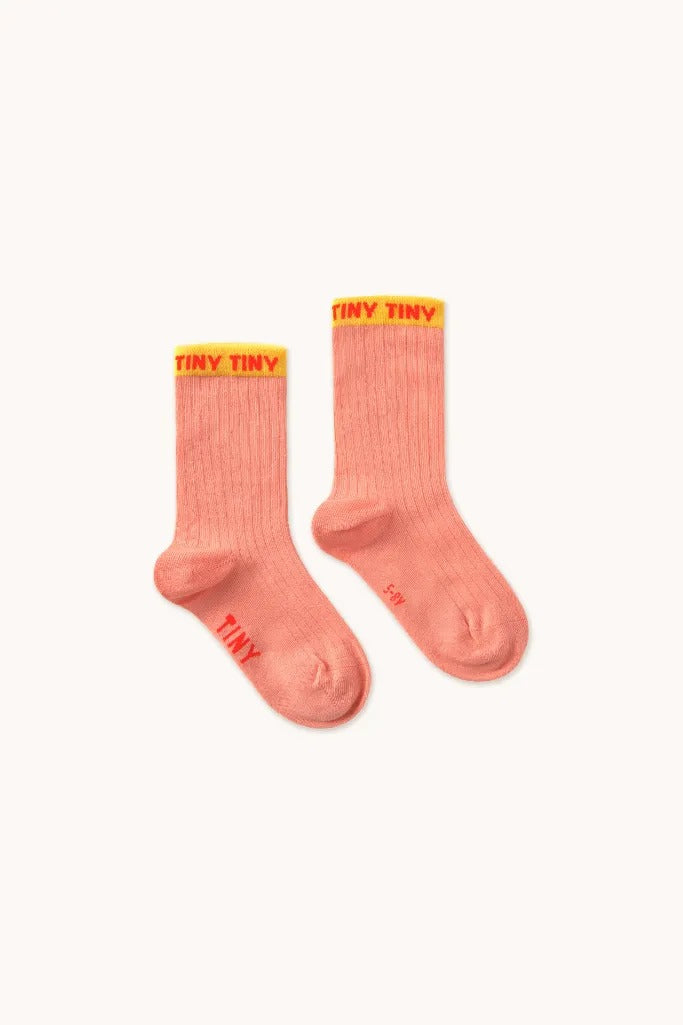 Tiny Medium Socks - Papaya - Parkette.