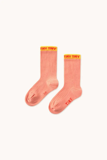 Tiny Medium Socks - Papaya - Parkette.