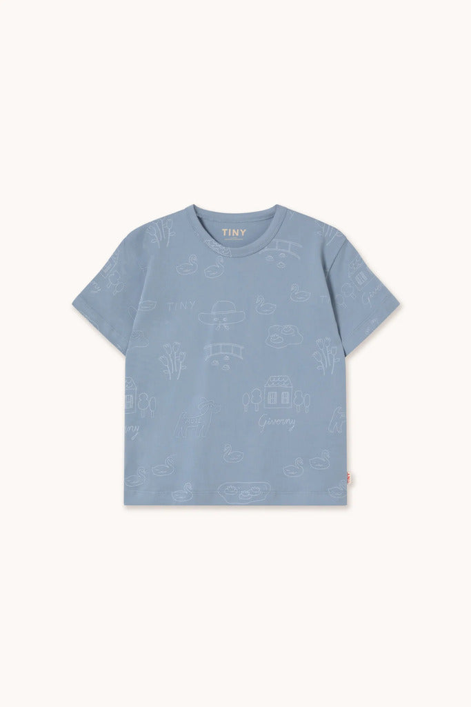 Tiny Giverny Knitted Tee