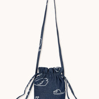 Big Swans Denim Bucket Bag