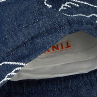 Big Swans Denim Bucket Bag